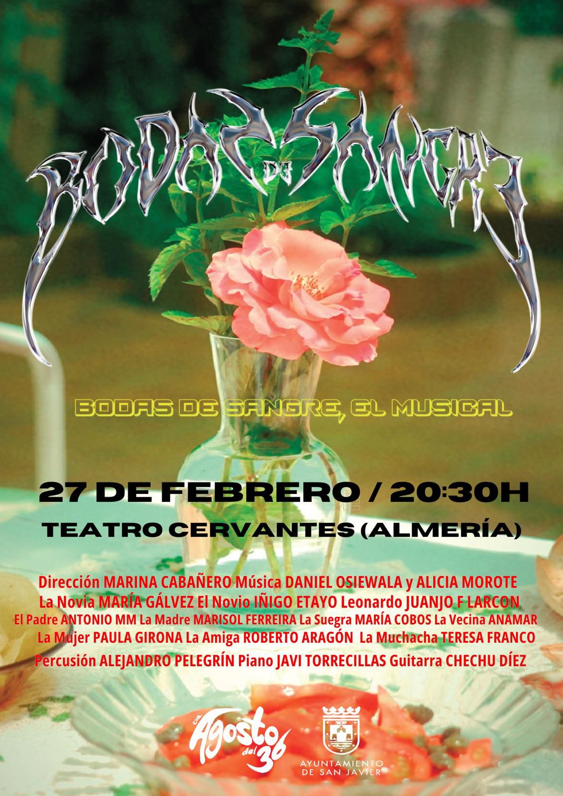 Bodas de Sangre El Musical – Teatro Cervantes Almeria