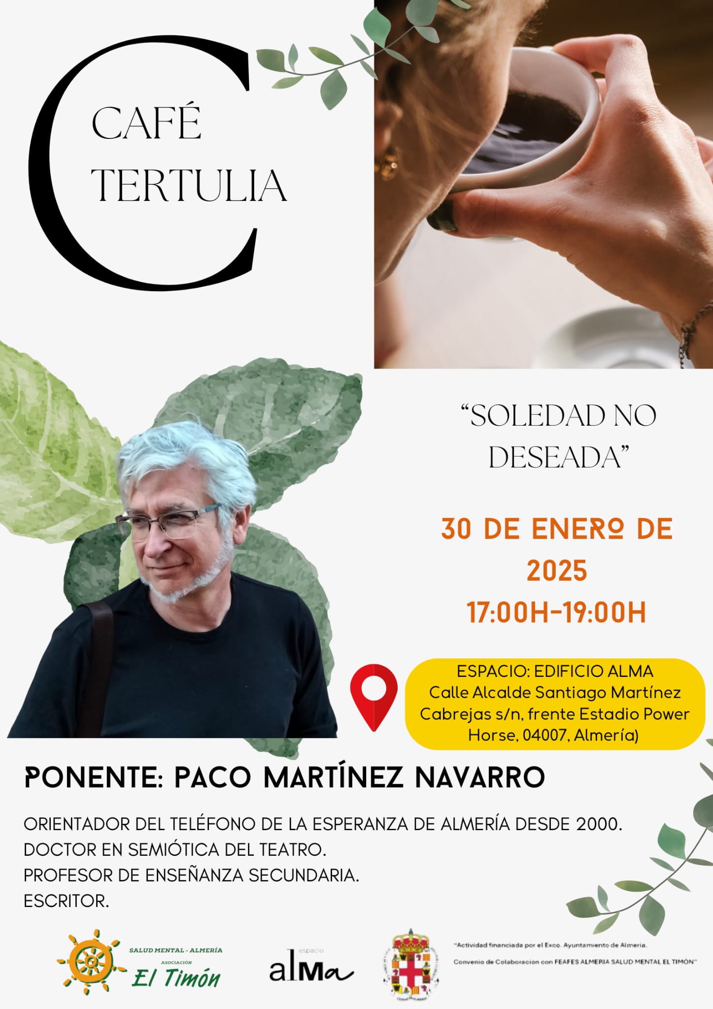 Café Tertulia- Ponente Paco Martínez Navarro